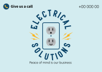 Electrical Solutions Postcard