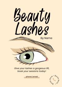 Beauty Lashes Poster