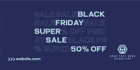 Black Friday Sale Twitter Post