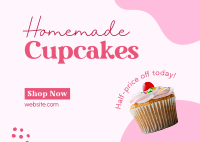 Cupcake Sale Postcard Image Preview