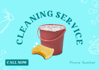 Professional Cleaning Postcard Image Preview