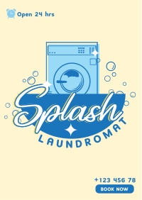 Splash Laundromat Flyer