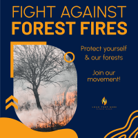 Fight Against Forest Fires Instagram Post