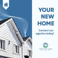 New Home Agent Linkedin Post Design