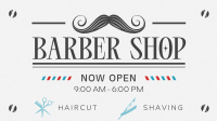 Classic Barber Shop Opening Animation