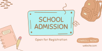 Kiddie School Admission Twitter Post