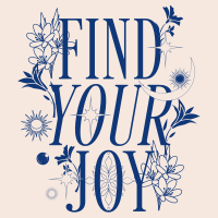 Celestial Find Joy Quote T-shirt Image Preview