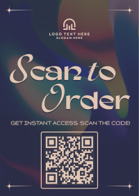 Scan To Order Flyer