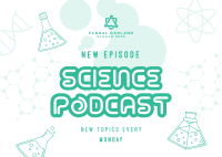 Science Education Podcast Postcard Image Preview