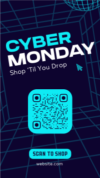 Cyber Monday  Flash Sale Instagram Reel Image Preview