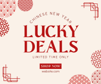 Chinese Lucky Deals Facebook Post Design