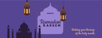 Ramadan Kareem Greetings Facebook Cover