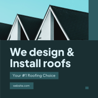 Roofing Service Instagram Post example 4