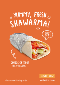 Yummy Shawarma Flyer