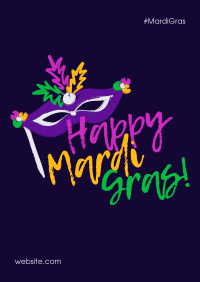 Colors of Mardi Gras Poster