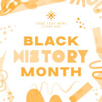 Black History Celebration Instagram Post Design