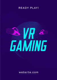 VR Gaming Headset Poster