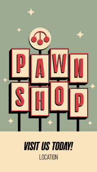 Pawn Shop Retro Instagram Reel Image Preview