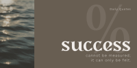 Measure of Success Twitter Post