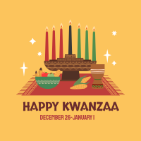 Bright Kwanzaa Instagram Post Design