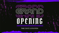 Cool Grunge Opening Facebook Event Cover