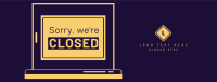 Window on Closing Hour Facebook Cover Design