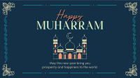 Decorative Islamic New Year Facebook Event Cover