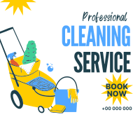 Cleaner for Hire Facebook Post