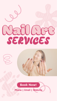 Nail Art Services Instagram Story