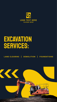 Excavation Services List Instagram Story