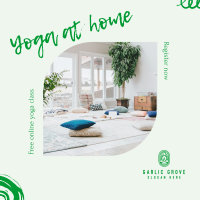 Yoga At Home Instagram Post Image Preview