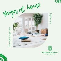 Yoga At Home Instagram Post Image Preview