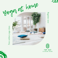 Yoga At Home Instagram Post Image Preview