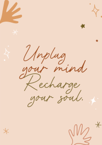 Unplug your mind Poster