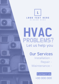 Affordable HVAC Services Poster