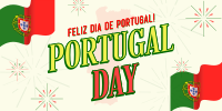 Festive Portugal Day Twitter Post Design