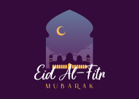 Celebrating Eid Al Fitr Postcard