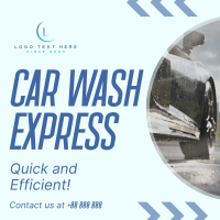 Car Wash Express Instagram Post