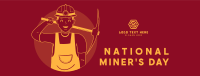 National Miner's Day Facebook Cover example 1