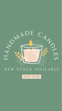 Available Home Candle  Facebook Story