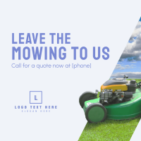 Lawn Mower Linkedin Post