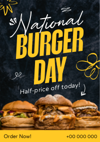 National Burger Day Flyer