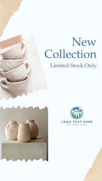 Handmade Ceramics New Collection Facebook Story