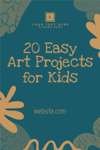 Easy Art for Kids Pinterest Pin