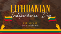 Modern Lithuanian Independence Day Animation