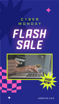 Cyber Flash Sale Facebook Story