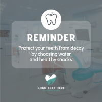 Dental Reminder Instagram Post