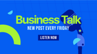Business Podcast Facebook Event Cover