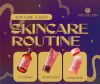 Daytime Skincare Routine Facebook Post