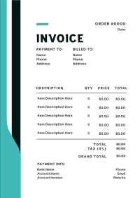 Tech Invoice example 2